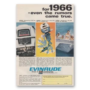 1965 Evinrude Print Ad | Even Rumors