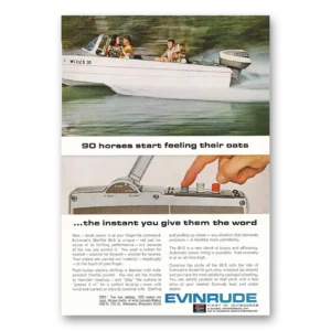 1965 Evinrude Print Ad | Feeling Oats