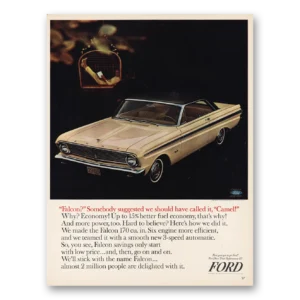 1965 Ford Falcon Print Ad | Should Have Called It Camel
