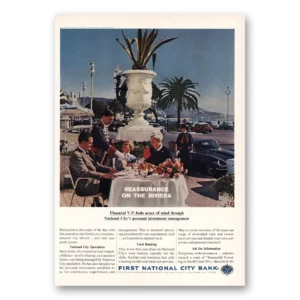 1965 First National City Bank Print Ad | Reassurance Riviera
