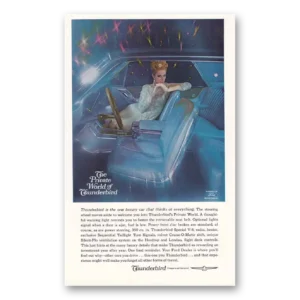1964 Ford Thunderbird Print Ad | Private World