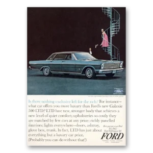 1964 Ford Galaxie Print Ad | Nothing Exclusive