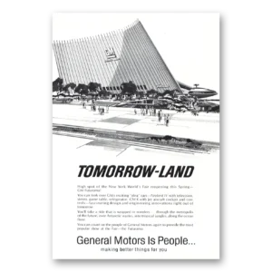 1965 General Motors Print Ad | Tomorrow Land
