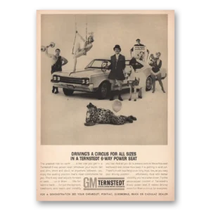 1965 GM Ternstedt Print Ad | Power Seat