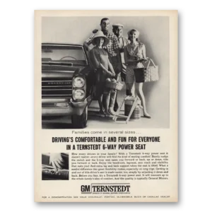 1965 GM Ternstedt Print Ad | Power Seat