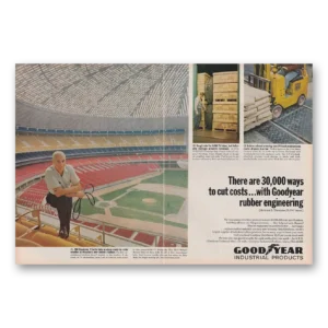 1965 Goodyear Tires Print Ad | Houston Dome