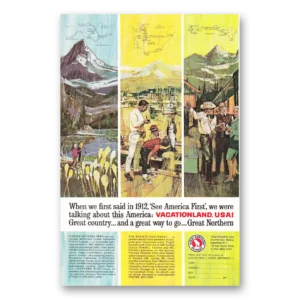 1965 Great Northern Railway Print Ad | First Said