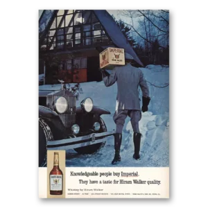 1965 Hiram Walker Print Ad | Knowledgeable People