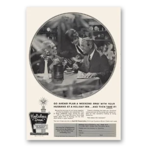 1965 Holiday Inn Print Ad | Weekend Away