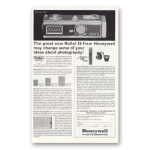 1965 Rollei Camera Print Ad | May Change