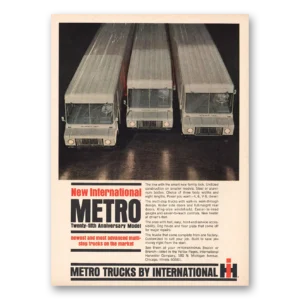 1965 International Trucks Print Ad | Metro Truck