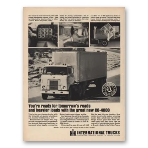 1965 International Trucks Print Ad | Tomorrows Roads