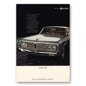 1965 Chrysler Imperial Print Ad | Vintage 1965
