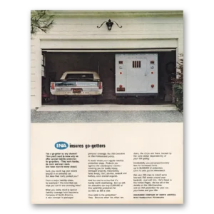 1965 Insurance Company North America INA Print Ad | Go Getters