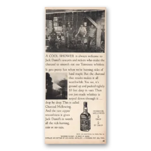 1965 Jack Daniels Print Ad | Cool Shower