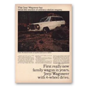 1965 Jeep Wagoneer Print Ad | Backwoods Turnpikes