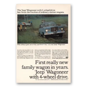 1965 Jeep Wagoneer Print Ad | Really New Family Wagon