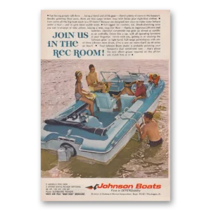 1965 Johnson Boats Print Ad | Rec Room