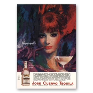 1965 Jose Cuervo Print Ad | Margarita More Than Girls Name