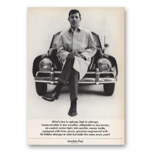 1965 London Fog Print Ad | Low Upkeep