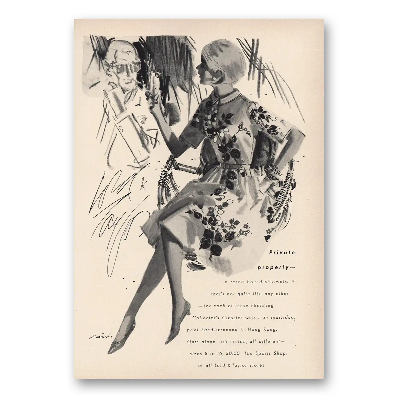 1965 Lord & Taylor Print Ad | Private Property
