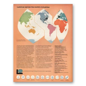 1965 Lummus Company Print Ad | Worlds Industries