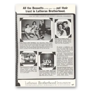 1965 Lutheran Brotherhood Insurance Print Ad | All Bennetts