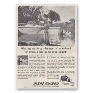 1965 MerCruiser Stern Drive Print Ad | Tilt Up