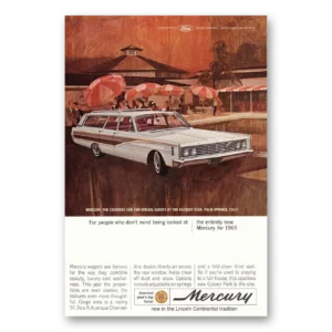 1965 Mercury Colony Park Print Ad | Racquet Club