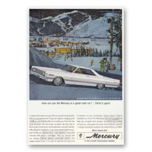 1966 Mercury Print Ad | Point It Uphill