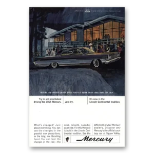1964 Mercury Print Ad | Squaw Valley