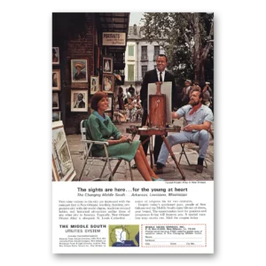 1965 Middle South Utilities Print Ad | Pirates Alley New Orleans