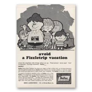 1965 No Doz Print Ad | Avoid Fizzletrip