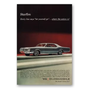 1965 Oldsmobile Starfire Print Ad | Every Line