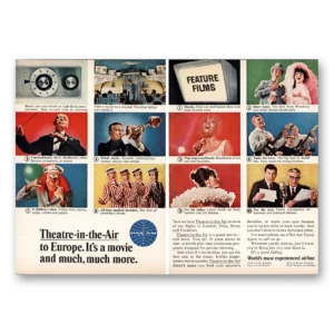 1965 Pan Am Print Ad | Theatre Air