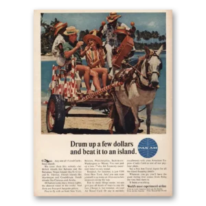 1965 Pan Am Print Ad | Drum Up
