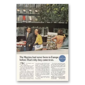 1965 Pan Am Print Ad | Martins