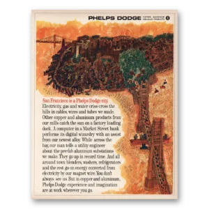 1965 Phelps Dodge Print Ad | San Francisco