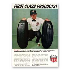 1965 Phillips 66 Print Ad | First Class