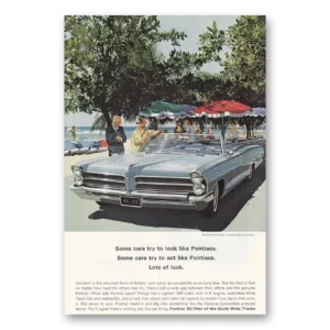 1965 Pontiac Wide Track Print Ad | Convertible