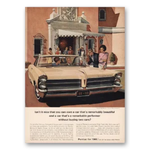 1965 Pontiac Bonneville Print Ad | Remarkably Beautiful