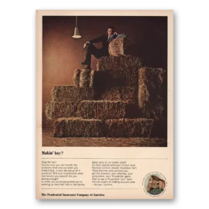 1965 Prudential Insurance Print Ad | Makin Hay