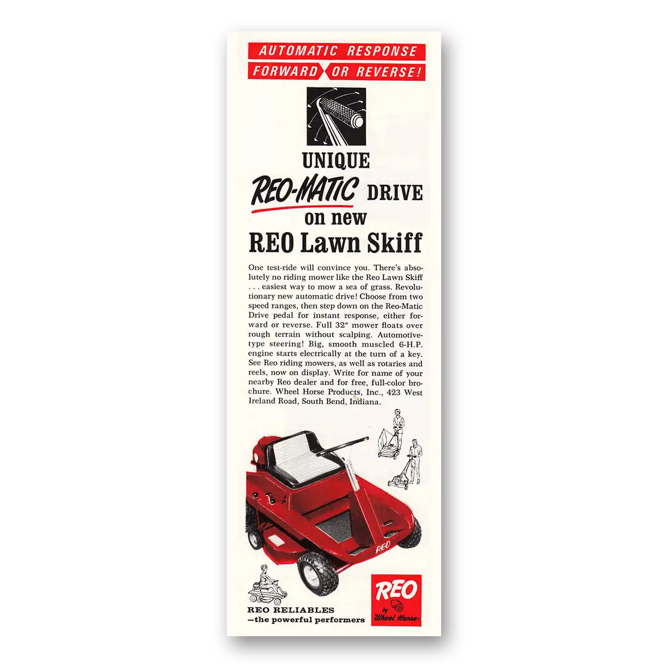 1965 Wheel Horse Print Ad | Automatic Response