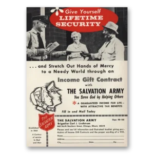 1965 Salvation Army Print Ad | Stretch Out Hands