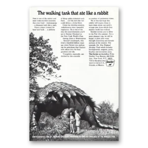 1965 Sinclair Print Ad | Walking Tank