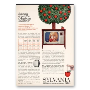 1965 Sylvania Televisions Print Ad | Applecart Tv