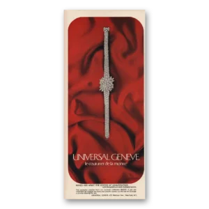 1965 Universal Geneve Watch Print Ad | Le Couturier