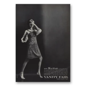 1965 Vanity Fair Fashion Print Ad | Mad Plaid