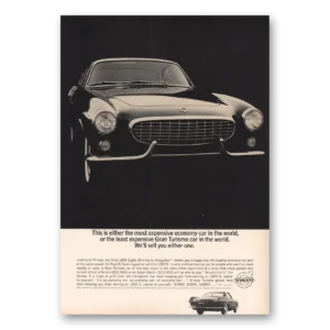 1965 Volvo Print Ad | Least Expensive Gran Turismo