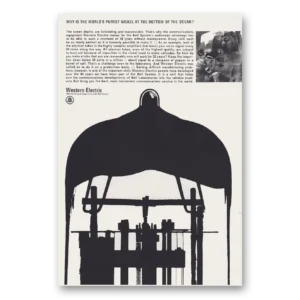 1965 Western Electric Print Ad | Purest Nickel